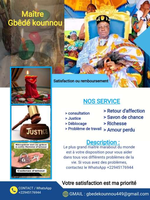 +22945176944 le plus grand maître Marabout du monde